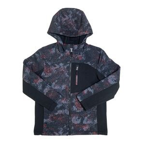 Black Camo - Free Country Boy's 4-Way Stretch Water & Wind Resistant Softshell J
